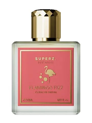Superz. Flamingo Fizz . perfume bottle