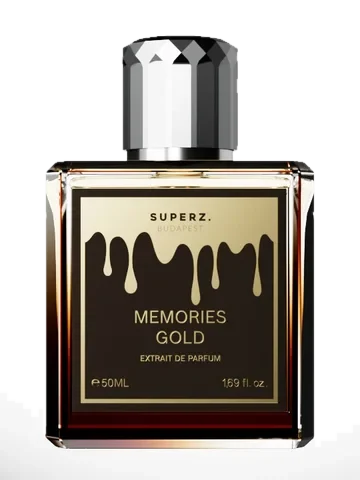 Superz. Memories Gold . perfume bottle