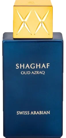 Swiss Arabian Shaghaf Oud Azraq parfüm şişesi