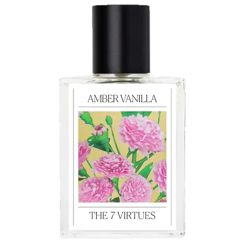 The 7 Virtues Amber Vanilla perfume bottle