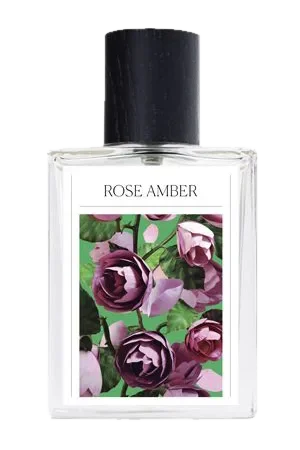 The 7 Virtues Rose Amber perfume bottle