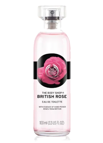 The Body Shop British Rose parfüm şişesi
