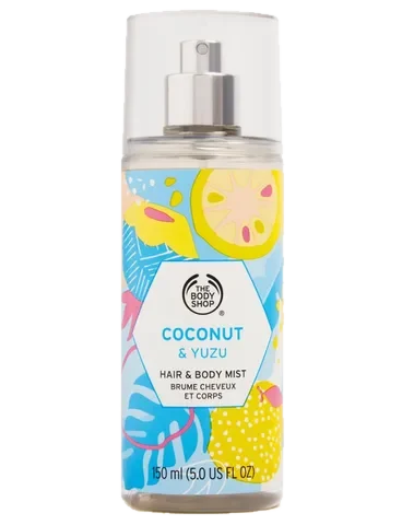 The Body Shop Coconut & Yuzu perfume bottle