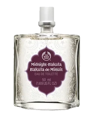 The Body Shop Midnight Bakula parfüm şişesi
