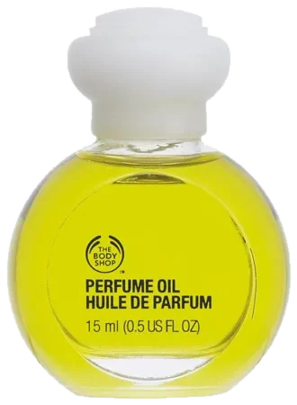 The Body Shop Satsuma Perfume Oil perfume bottle