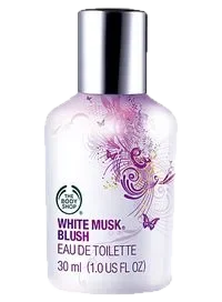 The Body Shop White Musk Blush perfume bottle