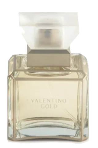 Valentino Gold perfume bottle