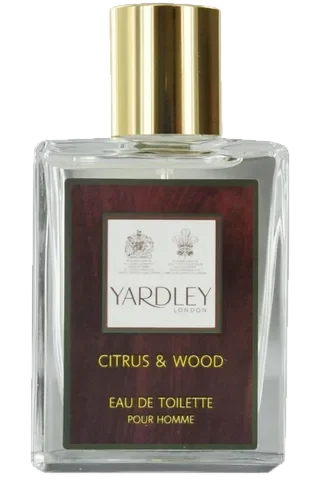Yardley Citrus and Wood parfüm şişesi