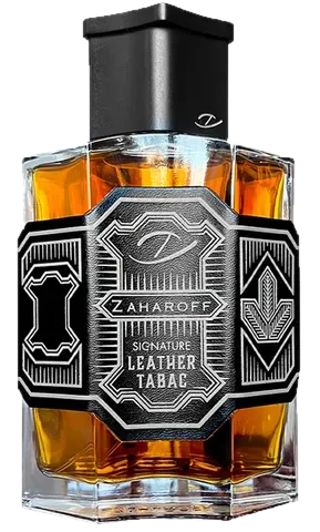 Zaharoff Signature Leather Tabac perfume bottle
