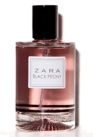 Zara Black Peony parfüm şişesi