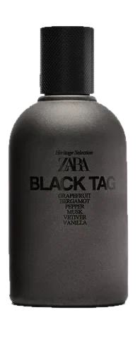 Zara Black Tag 2022 parfüm şişesi
