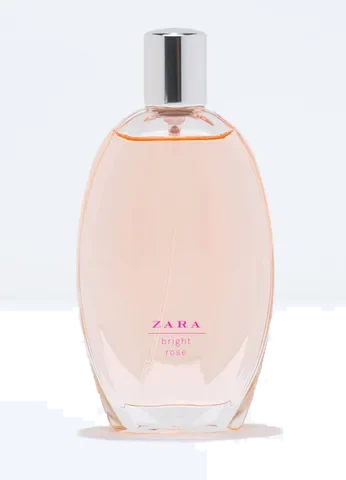 Zara Bright Rose parfüm şişesi