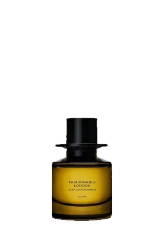 Zara Fashionably London Elixir perfume bottle