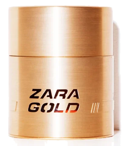 Zara Gold perfume bottle