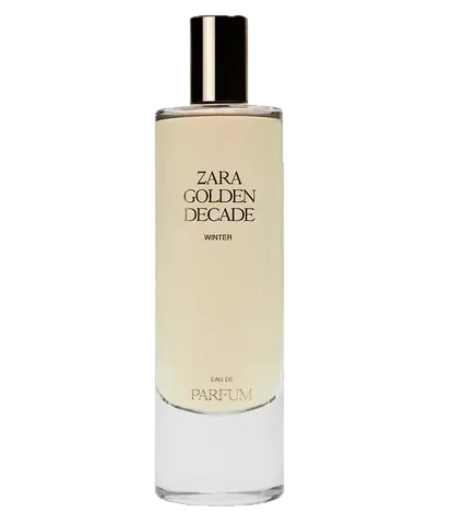 Zara Golden Decade Winter parfüm şişesi