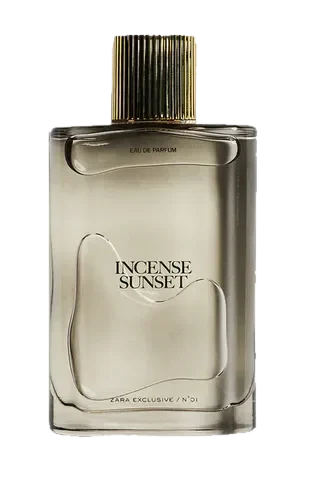 Zara Incense Sunset parfüm şişesi