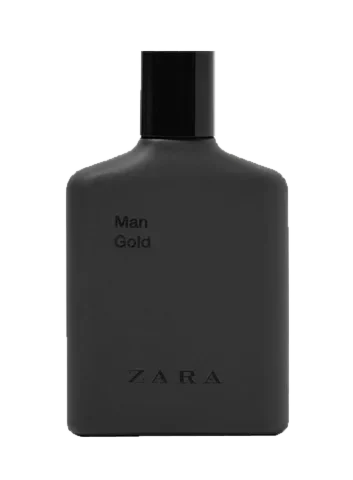Zara Man Gold perfume bottle