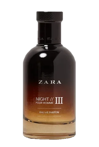 Zara Night Pour Homme III parfüm şişesi