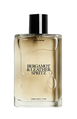 Zara No 2 Bergamot and Leather Spritz perfume bottle