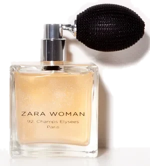 Zara Paris Nº92 Champs Elysees perfume bottle