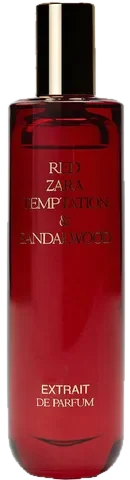 Zara Red Temptation Sandalwood parfüm şişesi