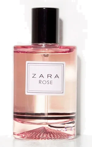 Zara Rose parfüm şişesi