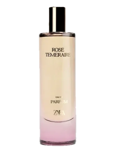 Zara Rose Temeraire perfume bottle