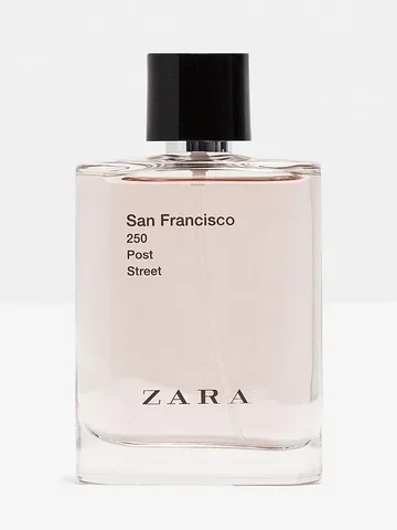 Zara San Francisco 250 Post Street perfume bottle
