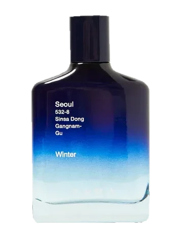 Zara Seoul 532-8 Sinsa Dong Gangnam-Gu Winter parfüm şişesi