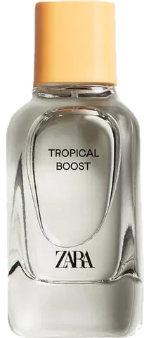 Zara Tropical Boost perfume bottle