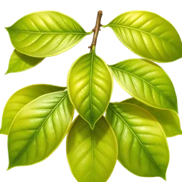 Perfumes with citrus leaves