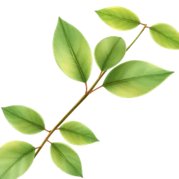 Perfumes with Green Leaves