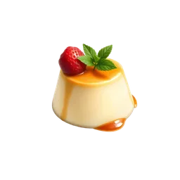 Perfumes with panna cotta