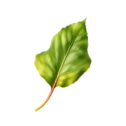Perfumes with rhubarb leaf