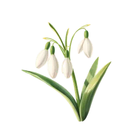 Perfumes with Snowdrops